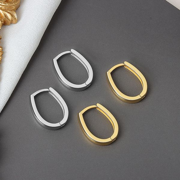 extreme simple horseshoe earrings female cold and dustproof retro u-shaped ear nut geometric oval ring ear buckle gold-plated earrings, Golden;silver
extreme simple horseshoe earrings female cold and dustproof retro u-shaped ear nut geometric oval ring ear buckle gold-plated earrings, Golden;silver
