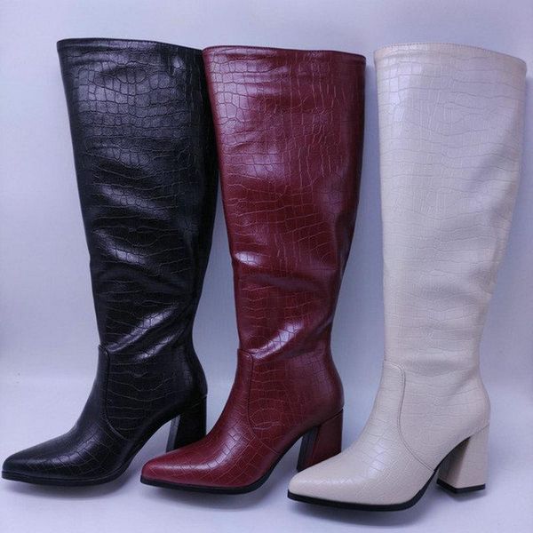 microfiber leather boots women knee high boots warm high heels pointed toe sheos woman classic big size33-43 western, Black
microfiber leather boots women knee high boots warm high heels pointed toe sheos woman classic big size33-43 western, Black
