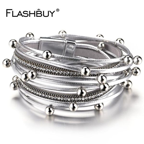 flashbuy leather bracelets for women simple alloy beads rhinestone metal chain multilayer bangles fashion jewelry accessories wmtzlx, Golden;silver
flashbuy leather bracelets for women simple alloy beads rhinestone metal chain multilayer bangles fashion jewelry accessories wmtzlx, Golden;silver