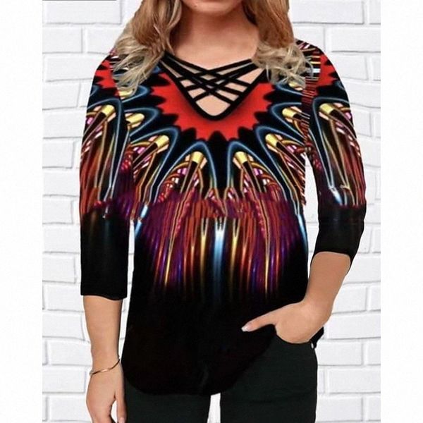 women's plus size blouse shirt color gradient print 3/4 length sleeve v neck streetwear daily weekend polyester fall green white j0fr#, Black
women's plus size blouse shirt color gradient print 3/4 length sleeve v neck streetwear daily weekend polyester fall green white j0fr#, Black