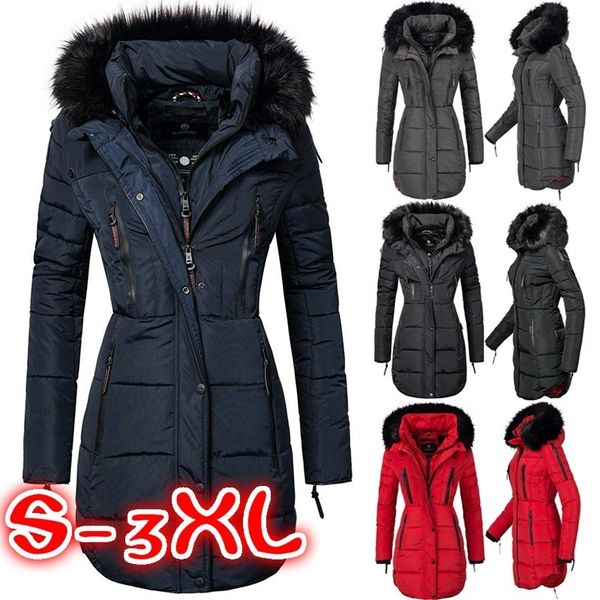 autumn winter selling women's fashion casual warm jacket female down cotton coats long fur collar parka q1210, Black
autumn winter selling women's fashion casual warm jacket female down cotton coats long fur collar parka q1210, Black
