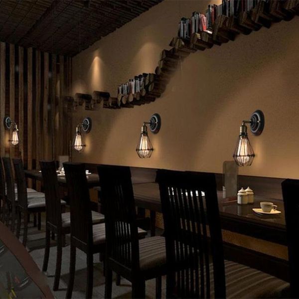 wall lamp retro sconce lamps vintage loft lights + e27 bulb plated iron american industrial home deco lighting fixtures luminaria
wall lamp retro sconce lamps vintage loft lights + e27 bulb plated iron american industrial home deco lighting fixtures luminaria