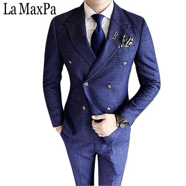 la maxpa (jacket+pants+vest)2020 fashion men suit male snowflake point casual slim suit fit groom party wedding prom dress suits, White;black
la maxpa (jacket+pants+vest)2020 fashion men suit male snowflake point casual slim suit fit groom party wedding prom dress suits, White;black