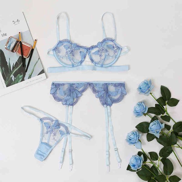 nxy set women hollow out seductive embroidery blue butterfly underwear bra thong garters 3ps summer new gather erotic lingerie 1222, Red;black
nxy set women hollow out seductive embroidery blue butterfly underwear bra thong garters 3ps summer new gather erotic lingerie 1222, Red;black