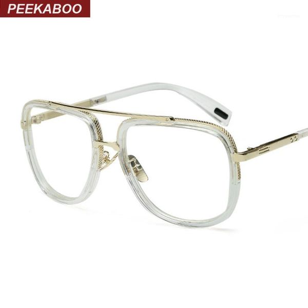 wholesale- new big square glasses men woman man glasses optical frames brand black gold uv oculos1, Silver
wholesale- new big square glasses men woman man glasses optical frames brand black gold uv oculos1, Silver