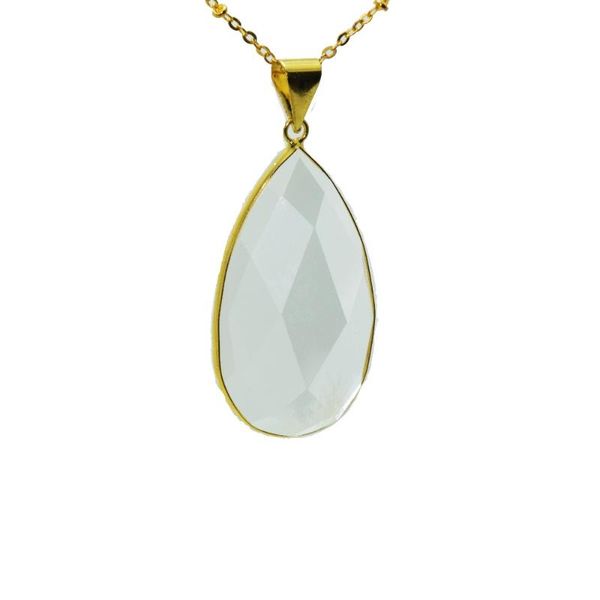 pendant necklaces water drop faceted crystal quartz necklace,natural gem stone clear necklace with edge gold plating, Silver
pendant necklaces water drop faceted crystal quartz necklace,natural gem stone clear necklace with edge gold plating, Silver