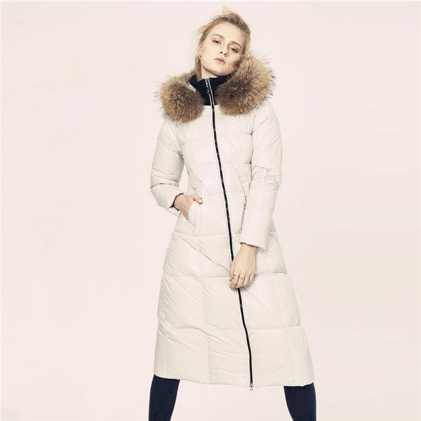 women jacket winter fur 2019 winter x-long outwear parka coat thick double warm big fur collar causal hooded parka jacket1, Black
women jacket winter fur 2019 winter x-long outwear parka coat thick double warm big fur collar causal hooded parka jacket1, Black