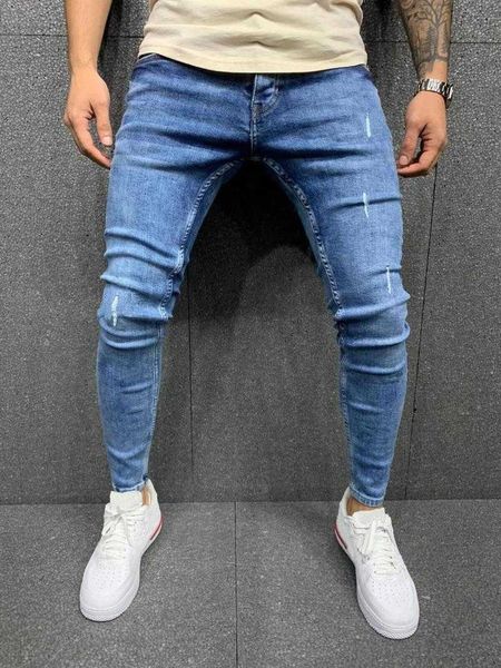 men's jeans men blue solid color frayed slim-fit bikes pencil pants classic business streetwear delivery
men's jeans men blue solid color frayed slim-fit bikes pencil pants classic business streetwear delivery