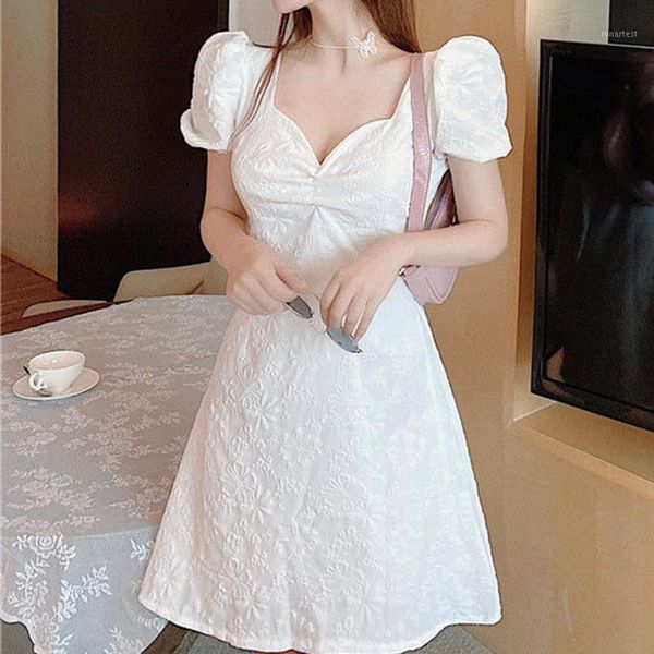 new french retro dress women casual v-neck puff sleeve mini fairy dress white solid elegant vintage korean female clothes 20201, Black;gray
new french retro dress women casual v-neck puff sleeve mini fairy dress white solid elegant vintage korean female clothes 20201, Black;gray