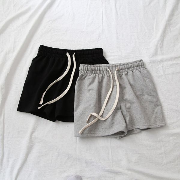 japanese style home leisure sports wide leg shorts women's cotton solid black grey large running pants, White;black
japanese style home leisure sports wide leg shorts women's cotton solid black grey large running pants, White;black