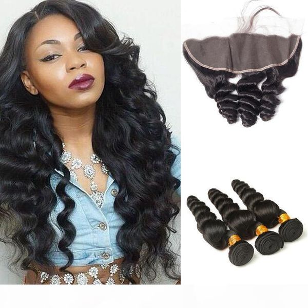 remy human hair bundles with frontal double weft loose wave brazilian virgin human hair bundles with 13x4 lace closure, Black;brown
remy human hair bundles with frontal double weft loose wave brazilian virgin human hair bundles with 13x4 lace closure, Black;brown