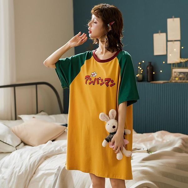 women's sleepwear bzel funny cotton night dress nightie nightgown girls cartoon lounge wear large size outfits women, Black;red
women's sleepwear bzel funny cotton night dress nightie nightgown girls cartoon lounge wear large size outfits women, Black;red