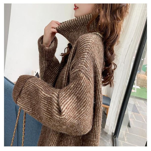 vintage turtleneck batwing sleeve knitted sweaters solid women casual thick jumper loose sweater plus size sweater1, White;black
vintage turtleneck batwing sleeve knitted sweaters solid women casual thick jumper loose sweater plus size sweater1, White;black