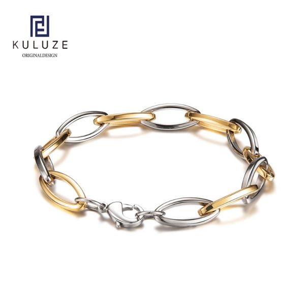 KULUZE Star style 100% titanium bracelet plated with plating Gold DIY creative bracelet fashion female charming jewelry, Black
KULUZE Star style 100% titanium bracelet plated with plating Gold DIY creative bracelet fashion female charming jewelry, Black