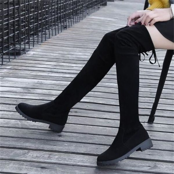 nausk thigh high boots female winter boots women over the knee boots flat stretch fashion shoes black botas mujer
nausk thigh high boots female winter boots women over the knee boots flat stretch fashion shoes black botas mujer