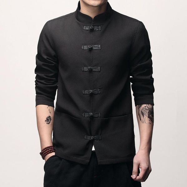 men's jackets pure color men retro jacket large size spring and autumn male coat chinese style fashion 5xl, Black;brown
men's jackets pure color men retro jacket large size spring and autumn male coat chinese style fashion 5xl, Black;brown