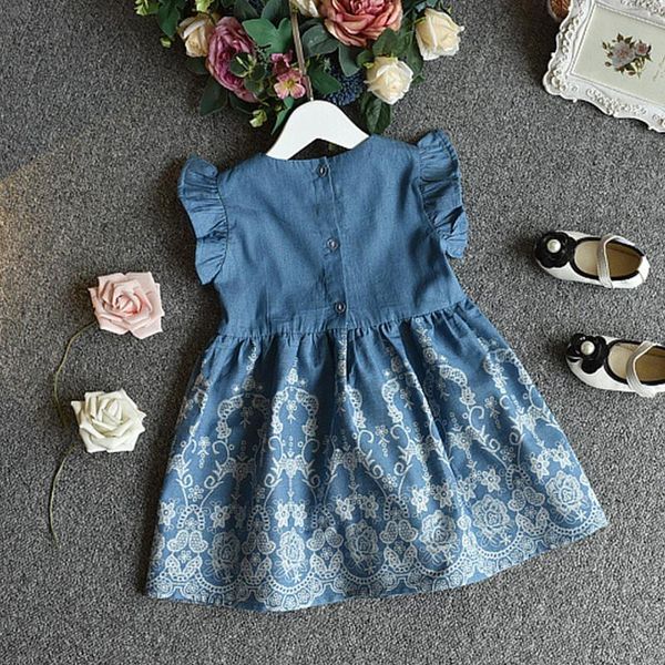 girl dress denim embroidered korean style solid color princess dress flying sleeve girl children's clothing, Red;yellow
girl dress denim embroidered korean style solid color princess dress flying sleeve girl children's clothing, Red;yellow