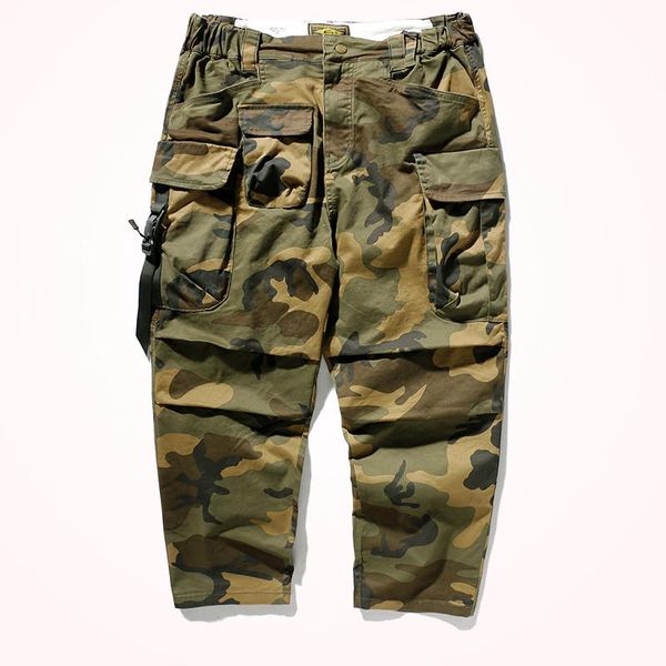men's pants 2021 autumn loose cargo thick casual fashionable wide leg retro camouflage, Black
men's pants 2021 autumn loose cargo thick casual fashionable wide leg retro camouflage, Black