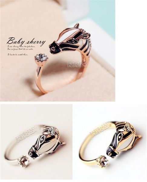 new fashion jewelry beautiful gold silver rings retro eyes smooth zebra head ring adjustable opened with diamond ring for female
new fashion jewelry beautiful gold silver rings retro eyes smooth zebra head ring adjustable opened with diamond ring for female