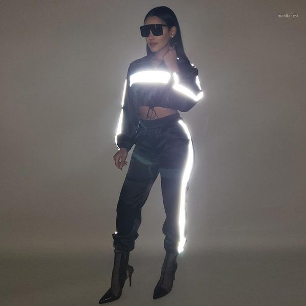 fashion striated reflective 2 piece pants sets women suits nightclub comfortable women clothing set festival party matching sets1, White
fashion striated reflective 2 piece pants sets women suits nightclub comfortable women clothing set festival party matching sets1, White