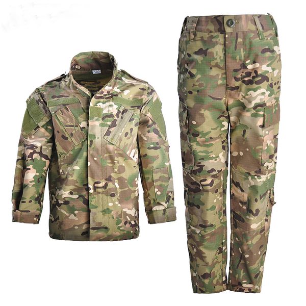 military uniform for kids training suit boy special force combat jacket pants set army camouflage children soldier clothes q1201, Black;brown
military uniform for kids training suit boy special force combat jacket pants set army camouflage children soldier clothes q1201, Black;brown