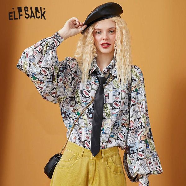 elfsack funny graphic print single breasted casual shirt women,2020 autumn elf vintage lantern sleeve,korean ladeis daily top, White
elfsack funny graphic print single breasted casual shirt women,2020 autumn elf vintage lantern sleeve,korean ladeis daily top, White