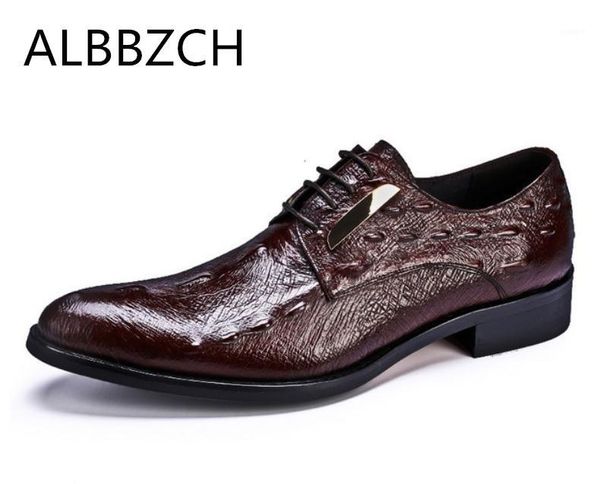 dress shoes pointed toe men genuine leather formal suit wedding crocodile pattern treding business leisue man derby1, Black
dress shoes pointed toe men genuine leather formal suit wedding crocodile pattern treding business leisue man derby1, Black