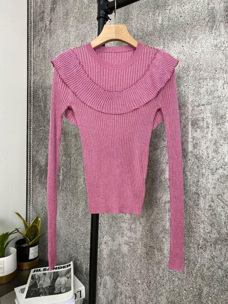 women's sweaters autumn fashion women ruffles knitted bottoming sweater jumpers for ladies pullover ddxgz2, White;black
women's sweaters autumn fashion women ruffles knitted bottoming sweater jumpers for ladies pullover ddxgz2, White;black