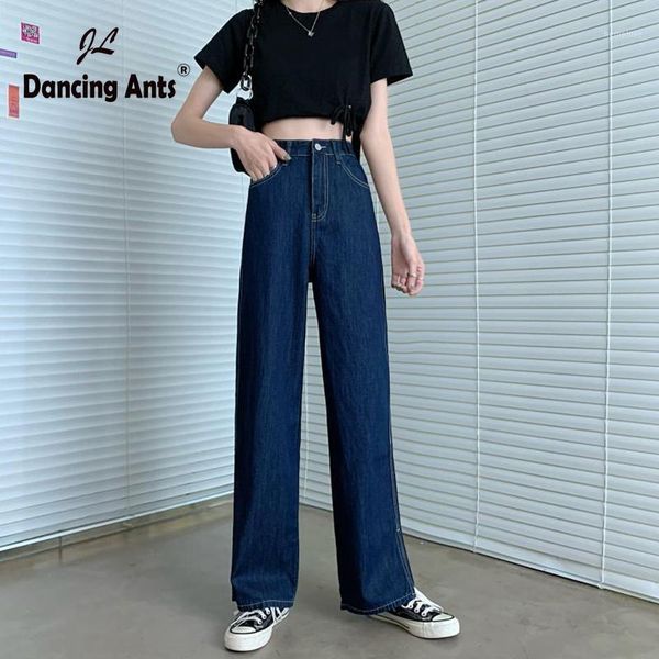 mum straight plus size jeans side slit high waist wide leg denim pants autumn loose casual trousers1, Blue
mum straight plus size jeans side slit high waist wide leg denim pants autumn loose casual trousers1, Blue