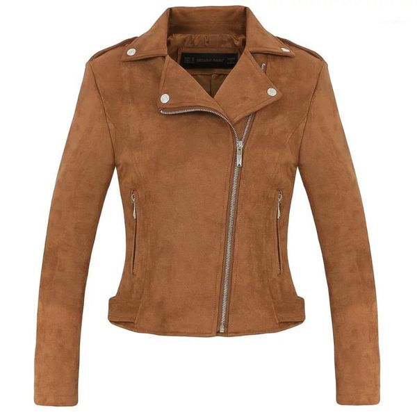 new fashion women suede motorcycle jacket slim brown full lined soft faux leather female coat veste femme cuir epaulet zipper1, Black
new fashion women suede motorcycle jacket slim brown full lined soft faux leather female coat veste femme cuir epaulet zipper1, Black