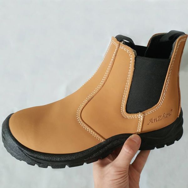cow leather safety boots from the work casual men with toe of large size g8e4, Black
cow leather safety boots from the work casual men with toe of large size g8e4, Black