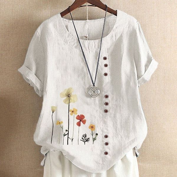 women's plus size blouse t shirt floral print short sleeve crewneck basic streetwear festival daily sports cotton spring summer green, Black
women's plus size blouse t shirt floral print short sleeve crewneck basic streetwear festival daily sports cotton spring summer green, Black
