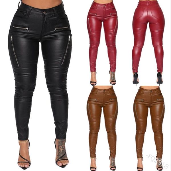 women's pants & capris fashion tight-fitting casual for women zipper mid-waist leather pockets foot, Black;white
women's pants & capris fashion tight-fitting casual for women zipper mid-waist leather pockets foot, Black;white