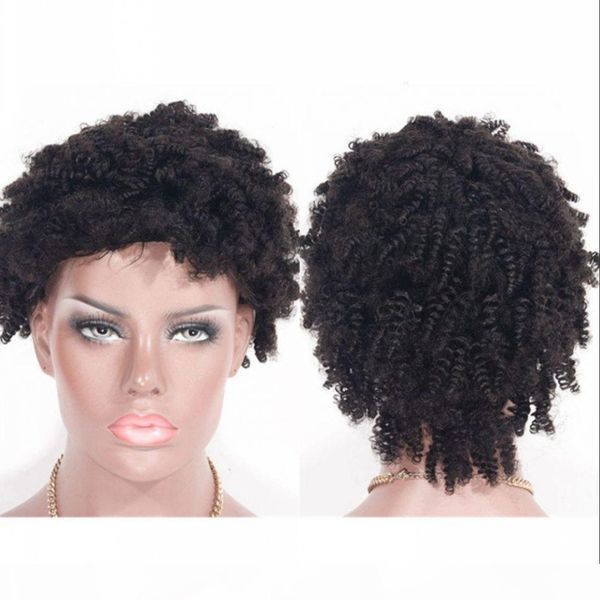 kinky curly lace front wig 130% density brazilian human hair lace wigs natural color african american wigs 8 inches, Black;brown
kinky curly lace front wig 130% density brazilian human hair lace wigs natural color african american wigs 8 inches, Black;brown