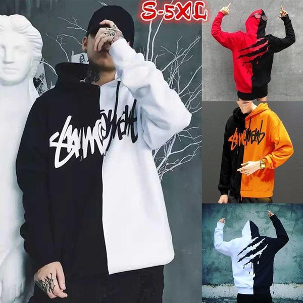 men scratches hoodies winter harajuku oversized patchwork print male sweatshirt fashion hip hop hooded man pullover streetwear1, Black
men scratches hoodies winter harajuku oversized patchwork print male sweatshirt fashion hip hop hooded man pullover streetwear1, Black