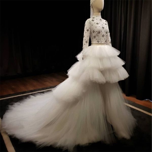 new design tulle layered skirt hi low women skirts floor length long prom skirt chic tutu saia custom made any color available t200324, Black
new design tulle layered skirt hi low women skirts floor length long prom skirt chic tutu saia custom made any color available t200324, Black