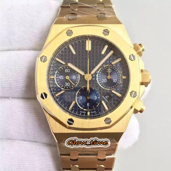 version eta 7750 chronograph automatic 26320ba 26331or 26331st blue texture dial mens watch 18k gold case steel bracelet sport watches, Slivery;brown
version eta 7750 chronograph automatic 26320ba 26331or 26331st blue texture dial mens watch 18k gold case steel bracelet sport watches, Slivery;brown