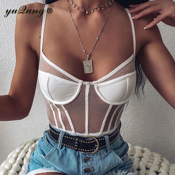 women's jumpsuits & rompers yuqung sheer mesh bodysuit for women strap see through bodycon black one-piece body female 2021 romper, Black;white
women's jumpsuits & rompers yuqung sheer mesh bodysuit for women strap see through bodycon black one-piece body female 2021 romper, Black;white