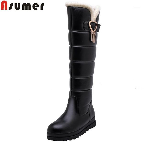 asumer big size 34-43 fahsion knee high boots round toe platform ladies winter boots keep warm ladies snow 2020 new1, Black
asumer big size 34-43 fahsion knee high boots round toe platform ladies winter boots keep warm ladies snow 2020 new1, Black