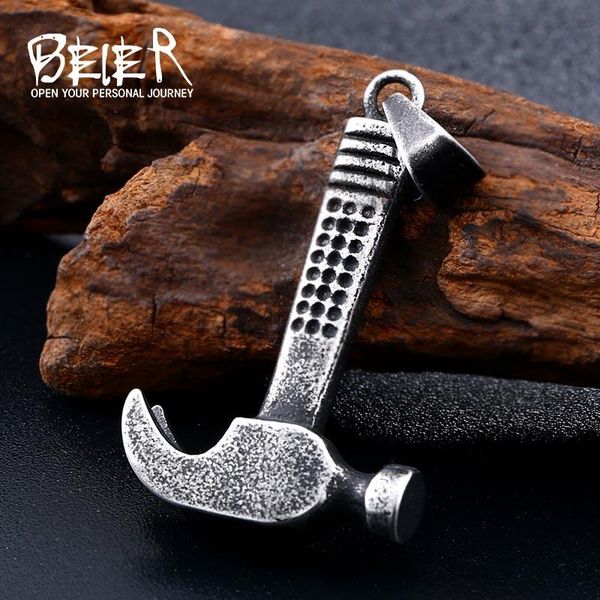 beier retro 2020 new men's necklaces hammer pendant stainless steel male necklace good polishing punk cool jewelry bp8-304, Silver
beier retro 2020 new men's necklaces hammer pendant stainless steel male necklace good polishing punk cool jewelry bp8-304, Silver