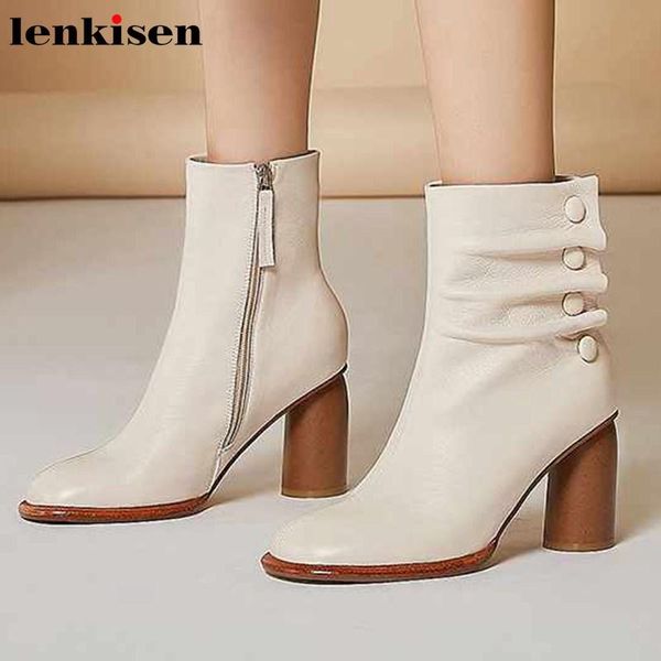 boots lenkisen french elegant design ruffles genuine leather round toe high heels side zip fashion big size ankle l12, Black
boots lenkisen french elegant design ruffles genuine leather round toe high heels side zip fashion big size ankle l12, Black