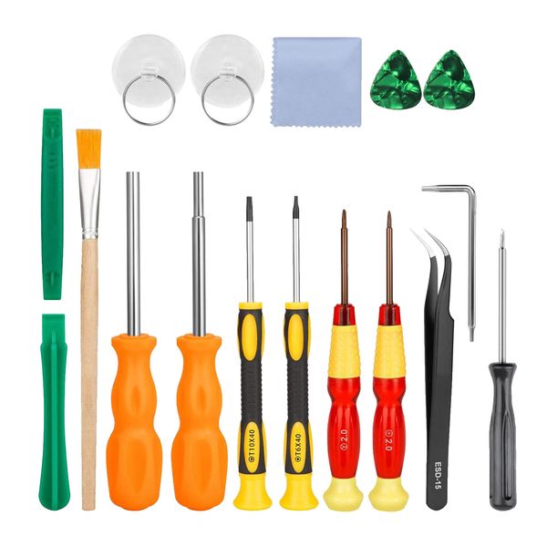 repair kit for switch, 17in1 professional full security screwdriver game bit repair tool kit for switch 3ds/2ds xl nes snes wii
repair kit for switch, 17in1 professional full security screwdriver game bit repair tool kit for switch 3ds/2ds xl nes snes wii