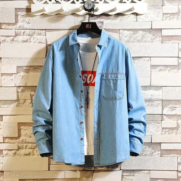 men's jackets 2021 jeans shirt men blue shirts mens cowboy slim fit casual homme jacket shirt1, Black;brown
men's jackets 2021 jeans shirt men blue shirts mens cowboy slim fit casual homme jacket shirt1, Black;brown