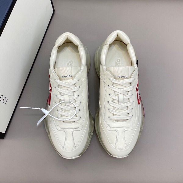 designer womens sneakers luxury white red lips letter printing transparent sole round head flat heel with box size 35-45, Black
designer womens sneakers luxury white red lips letter printing transparent sole round head flat heel with box size 35-45, Black