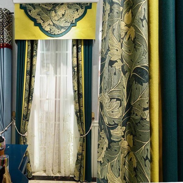 curtain & drapes living room high-end luxury american bedroom french window retro frosted cotton splicing shading modern simple
curtain & drapes living room high-end luxury american bedroom french window retro frosted cotton splicing shading modern simple