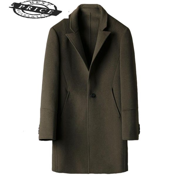 men's wool & blends double-sided coat men cashmere winter casual solid color mens long coats #29229, Black
men's wool & blends double-sided coat men cashmere winter casual solid color mens long coats #29229, Black