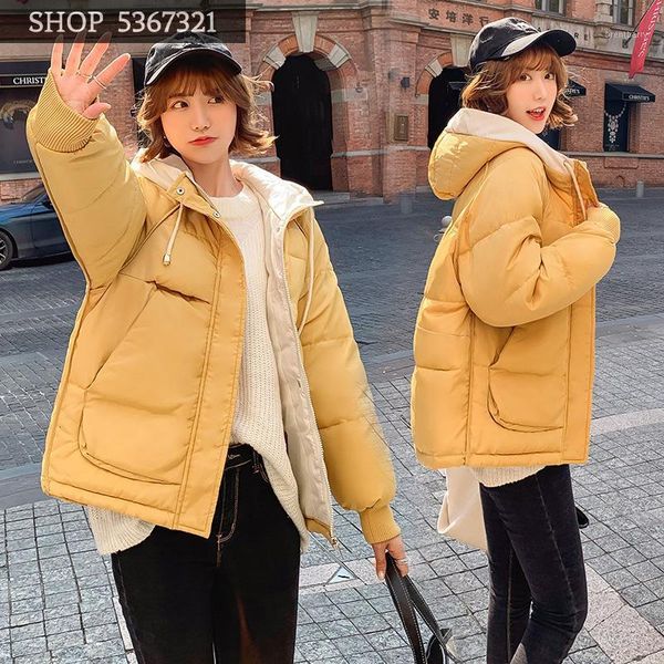 woman short fund self-cultivation thin 2019 winter down cotton loose coat thickening will code cotton-padded jacket tide1, Black
woman short fund self-cultivation thin 2019 winter down cotton loose coat thickening will code cotton-padded jacket tide1, Black