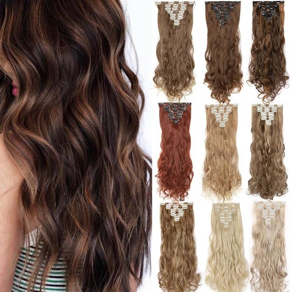 s-noilite 24inch140g 8pcs/set clip in on hair extensions 18 clips ins curly natural hairpieces synthetic clip in hair f wmtcah, Black;brown
s-noilite 24inch140g 8pcs/set clip in on hair extensions 18 clips ins curly natural hairpieces synthetic clip in hair f wmtcah, Black;brown