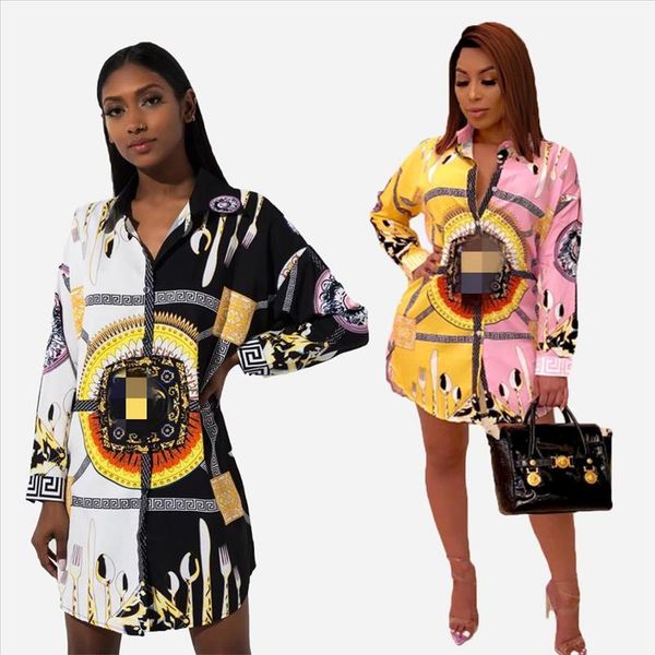 vintage print blouse women white black lapel button long sleeve plus size womens and blouses haut femme dropshipping 
vintage print blouse women white black lapel button long sleeve plus size womens and blouses haut femme dropshipping