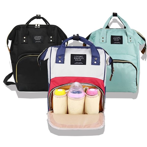 large capacity mummy maternity nappy bag outdoor mom's backpack nursing bag mummy travel backpack zippers baby care bag y200107
large capacity mummy maternity nappy bag outdoor mom's backpack nursing bag mummy travel backpack zippers baby care bag y200107